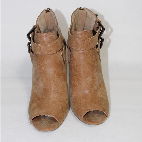 G by Guess Peep Toe Buckle Booties - Picture 2 of 5